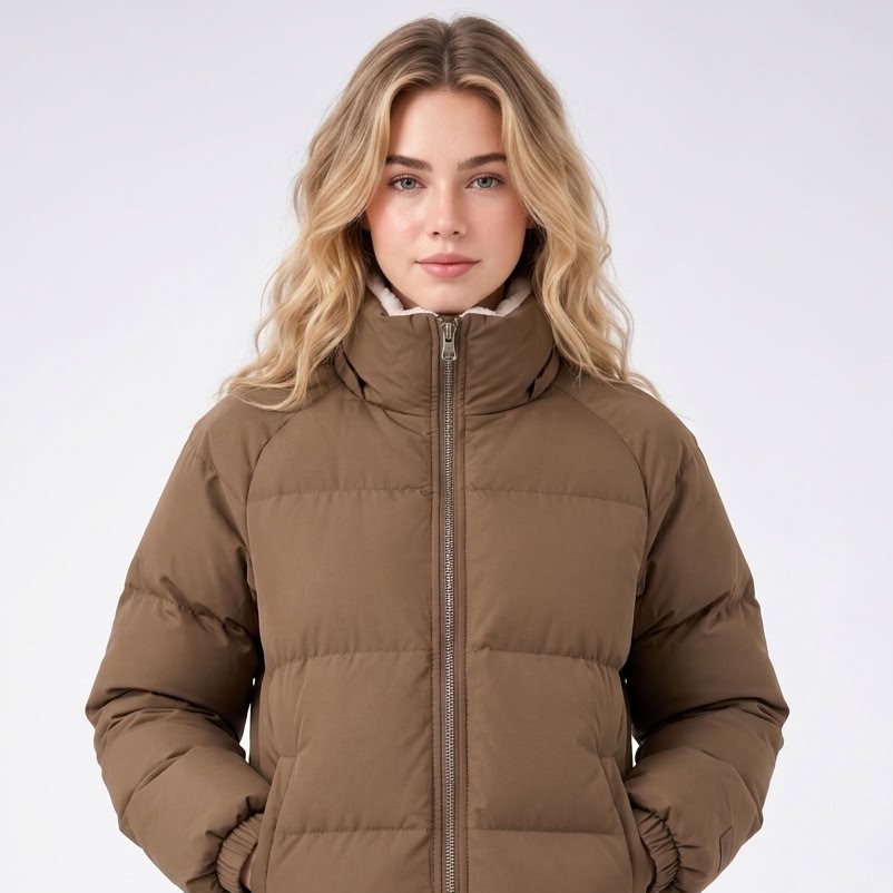 Doudoune Col Sherpa - vue 4