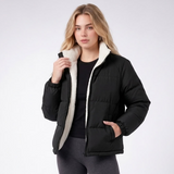 Doudoune Col Sherpa - coloris Noir