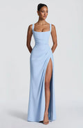 AloeZ | Robe Maxi Décolleté Carré et Fente