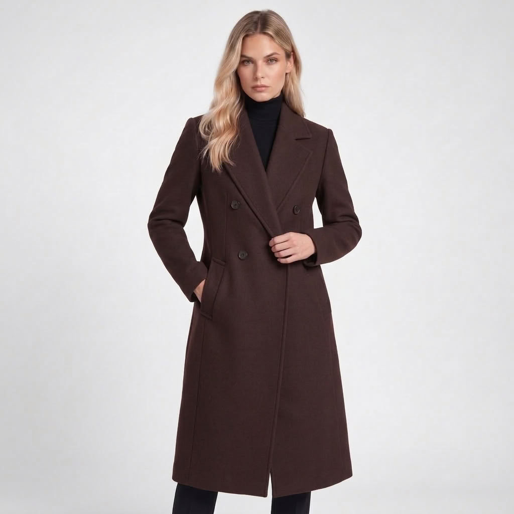 Manteau long à revers – vue 2