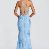 AloeZ | Robe Maxi Broderie Florale 3D