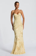 AloeZ | Robe Maxi Broderie Florale 3D