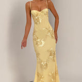 AloeZ | Robe Maxi Broderie Florale 3D