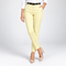Pantalon taille haute abricot clair