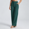 Pantalon taille haute vert foncé