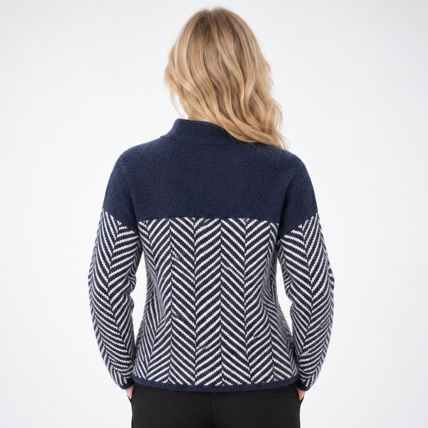 Pull motif chevron – vue 2