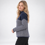 Pull motif chevron – vue 3
