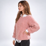 Pull doux coupe ample – vue 3