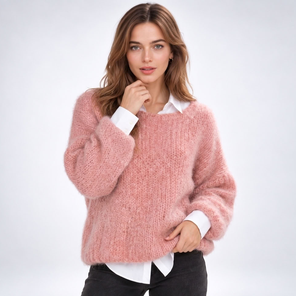 Pull doux coupe ample – vue 1