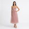 Robe Midi Corset en Tulle - vue 12