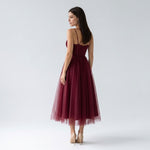 Robe Midi Corset en Tulle - vue 2