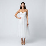 Robe Midi Corset en Tulle - vue 8