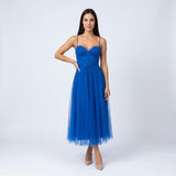 Robe Midi Corset en Tulle - vue 9
