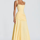 AloeZ | Robe Maxi Corsetée Drapée