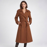 Trench long croisé ceinturé – vue 2