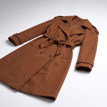 Trench long croisé ceinturé – vue 5