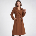 AloeZ | Trench Long Croisé Ceinturé