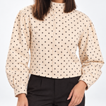 Veste courte à pois – vue 2