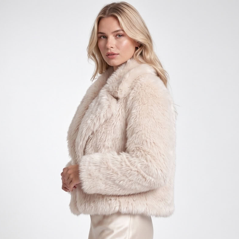 Veste en fausse fourrure – vue 4