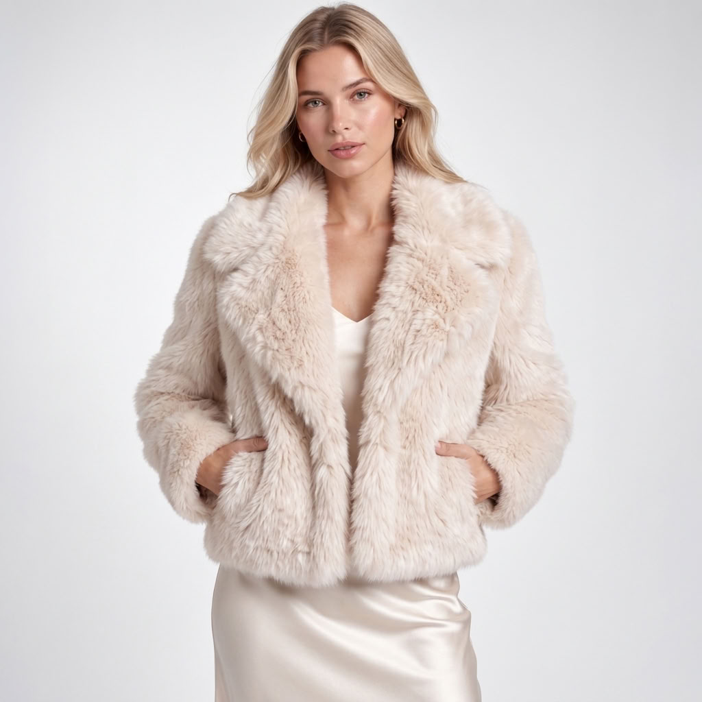 Veste en fausse fourrure – vue 1