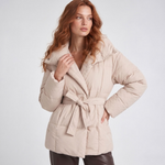 Veste matelassée ceinturée – vue 1
