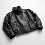Veste oversize en similicuir – vue 7